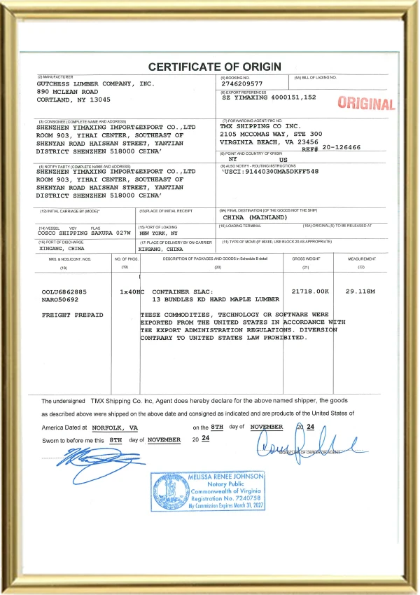 Certificado de Importa&ccedil;&atilde;o