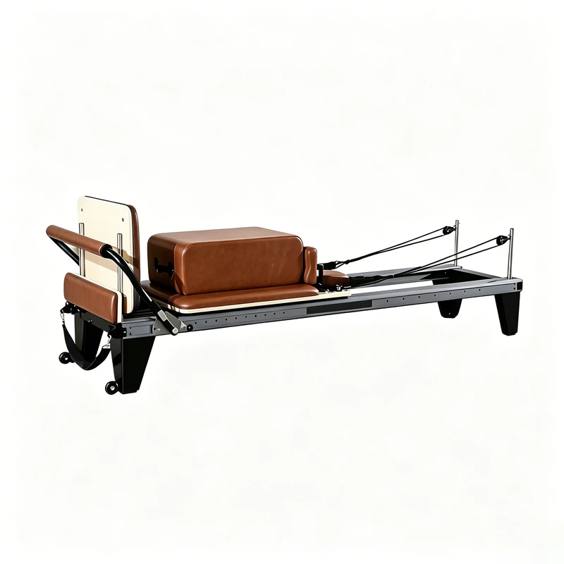 MJD-W43 Aluminum Pilates Reformer Full-Track com estrutura de liga estabilizadora