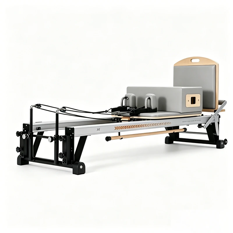 Reformador de Pilates de alum&iacute;nio MJD-W44 com estrutura de suporte de metal