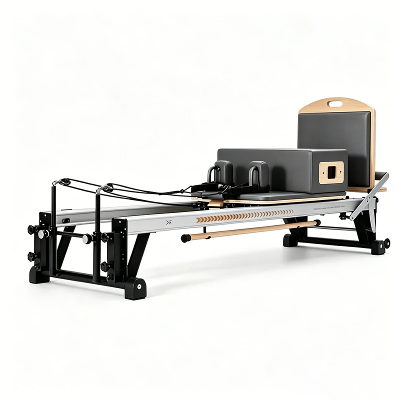 Reformador de Pilates de alum&iacute;nio MJD-W44 com estrutura de suporte de metal