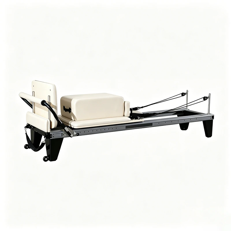 MJD-W43 Aluminum Pilates Reformer Full-Track com estrutura de liga estabilizadora