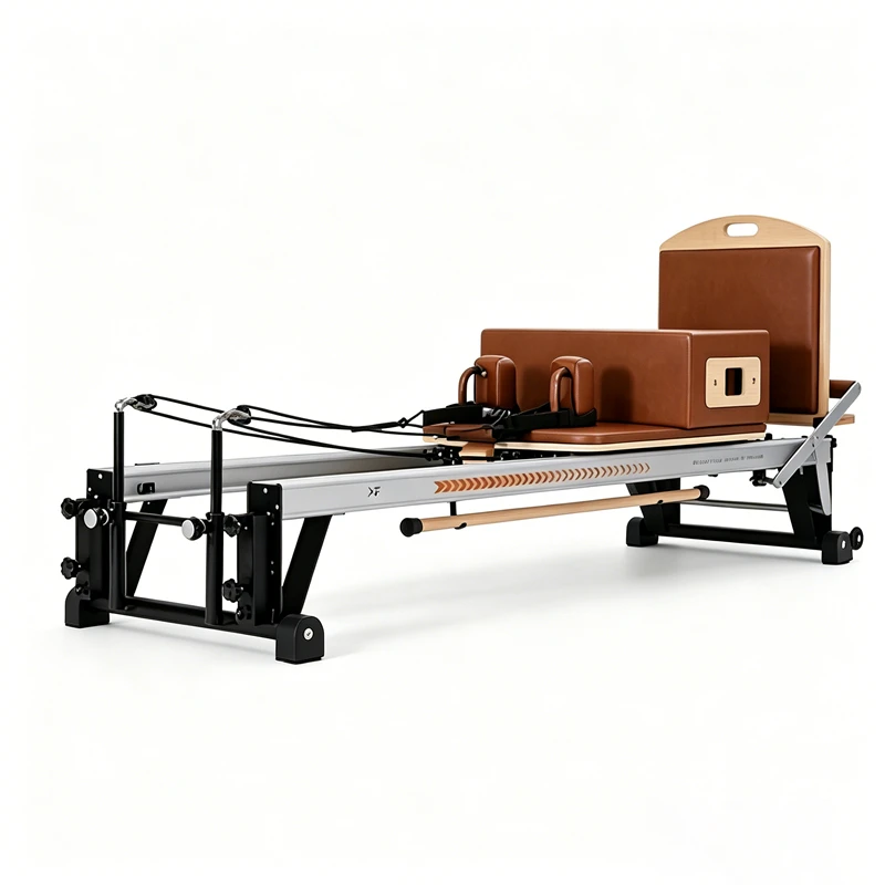 Reformador de Pilates de alum&iacute;nio MJD-W44 com estrutura de suporte de metal