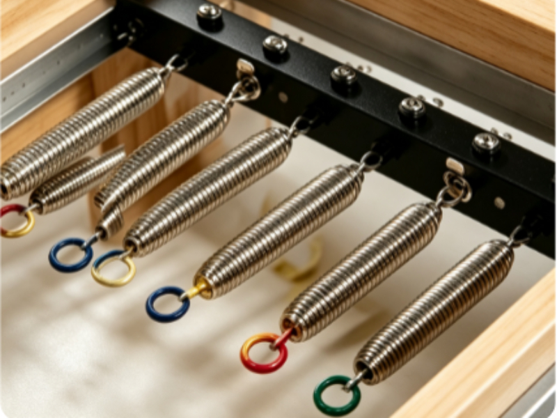 MJD-W46A Reformador ajustável de Pilates em madeira de bordo com trilha completa
