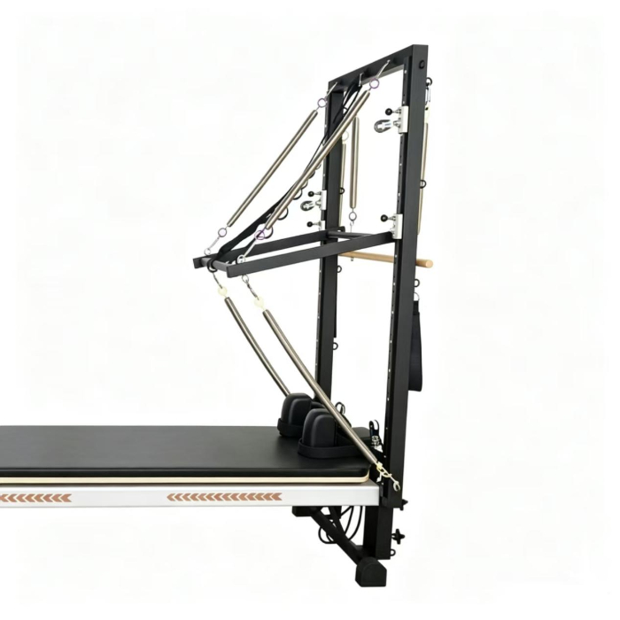 MJD-W47 Merrithew Alumínio Pilates Reformer com molas ajustáveis de meia torre