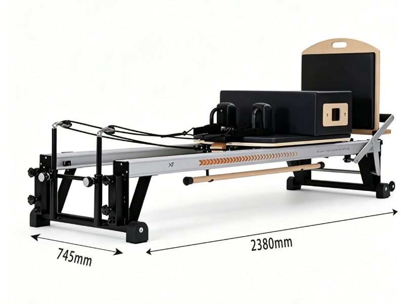 Reformador de Pilates de alumínio MJD-W44 com estrutura de suporte de metal