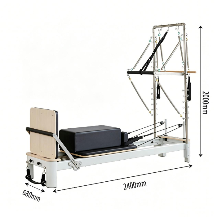 Reformador de Pilates de alumínio MJD-W41 com meia torre