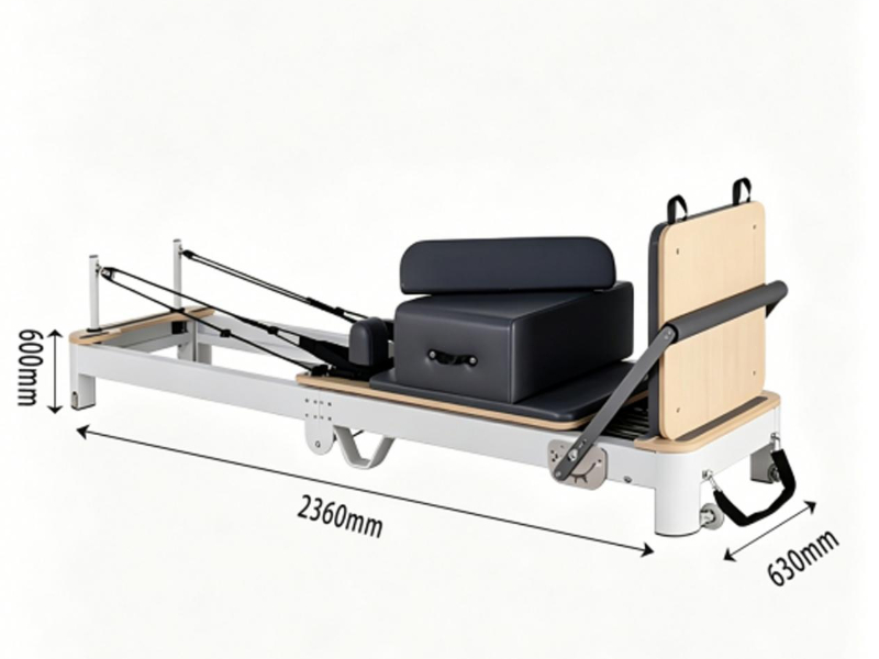 MJD-W40 Reformador de Pilates de alumínio premium dobrável com pernas de suporte de liga