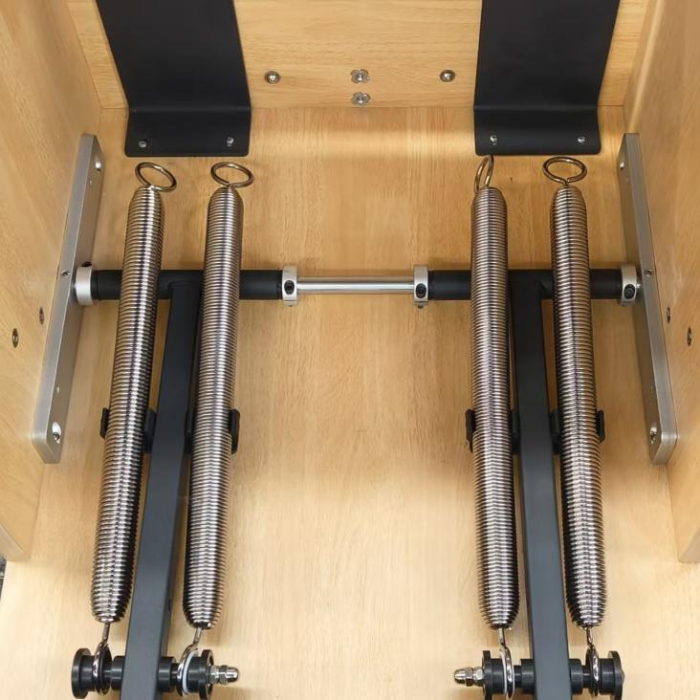 Equipamento de treino para cadeira Wunda de Pilates em madeira de carvalho maciço MJD-M401A